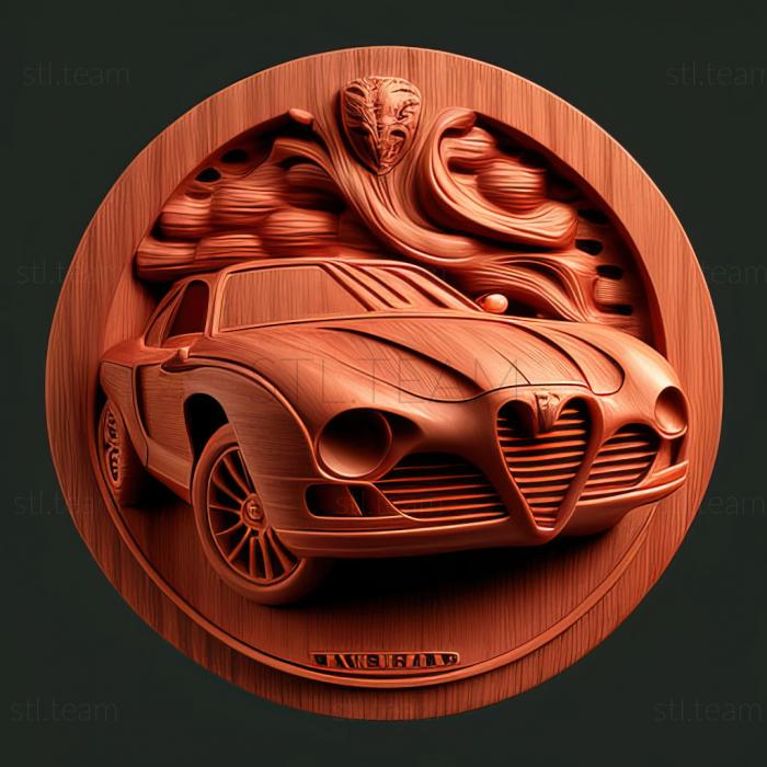 3D модель Alfa Romeo Gran Sport Quattroruote (STL)